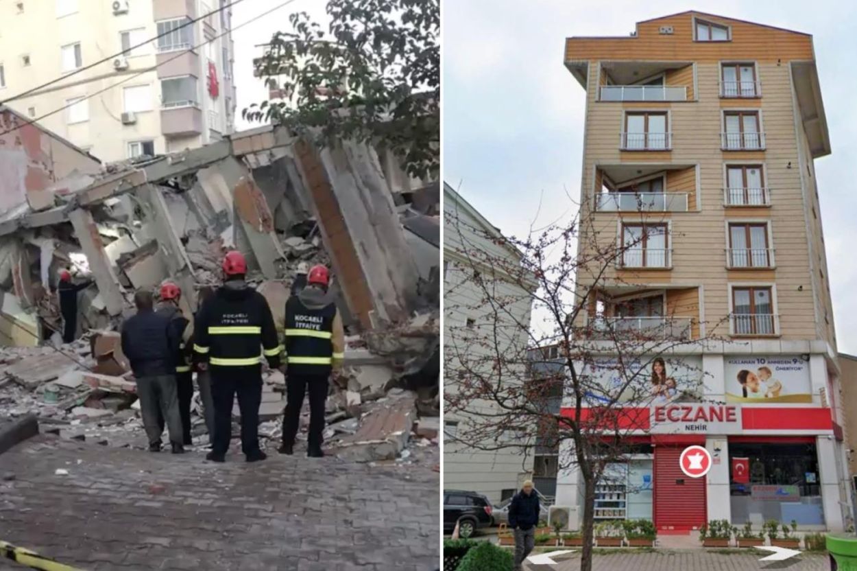 Gebze'de bina çöktü,  5 kişi enkaz altında kaldı Gebze'de bina çöktü,  5 kişi enkaz altında kaldı